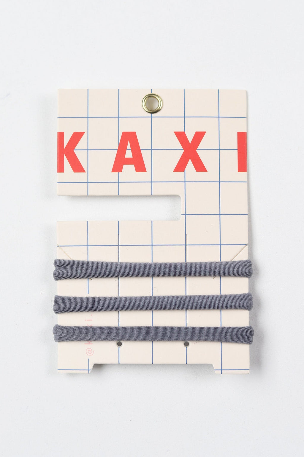 KAXI No Crease Hair Ties (3 pack) - Grey