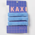 KAXI Oversized Slick-Back Ponytails (3 pack) - Blue