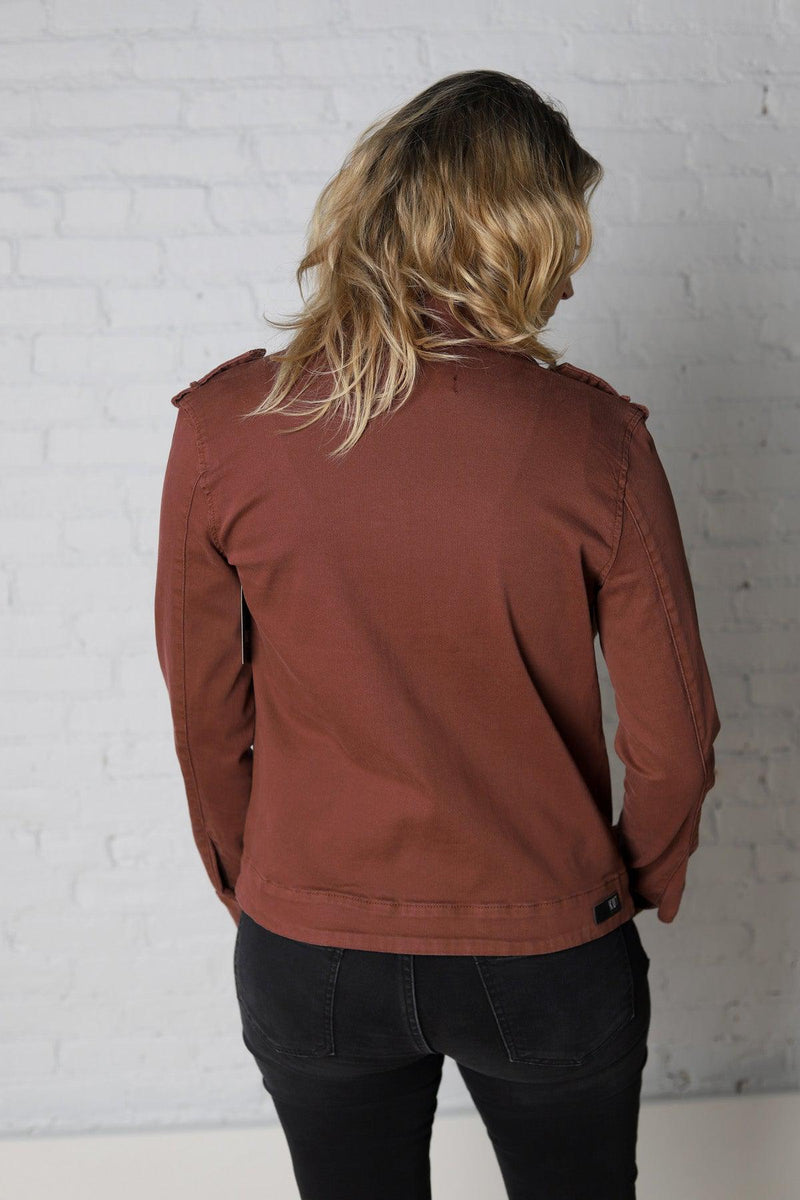 KUT Amanda Boxy Jacket - Nutmeg