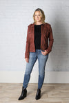 KUT Amanda Boxy Jacket - Nutmeg