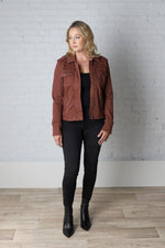 KUT Amanda Boxy Jacket - Nutmeg