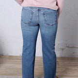 KUT Avery Straight Leg Raw Hem - Building Wash