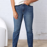 KUT Blair Straight Leg Denim - Razor Wash