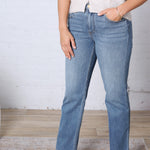 KUT Blair Straight Leg Denim - Thrive Wash