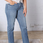 KUT Blair Straight Leg Denim - Thrive Wash