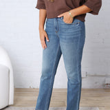 KUT Blair Straight Leg Denim - Thrive Wash