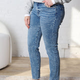 KUT Charlize Cigarette Leg Regular Hem Denim - Strong - FINAL SALE