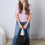 KUT Charlotte High Rise Wide Leg Raw Hem - Soaring Wash