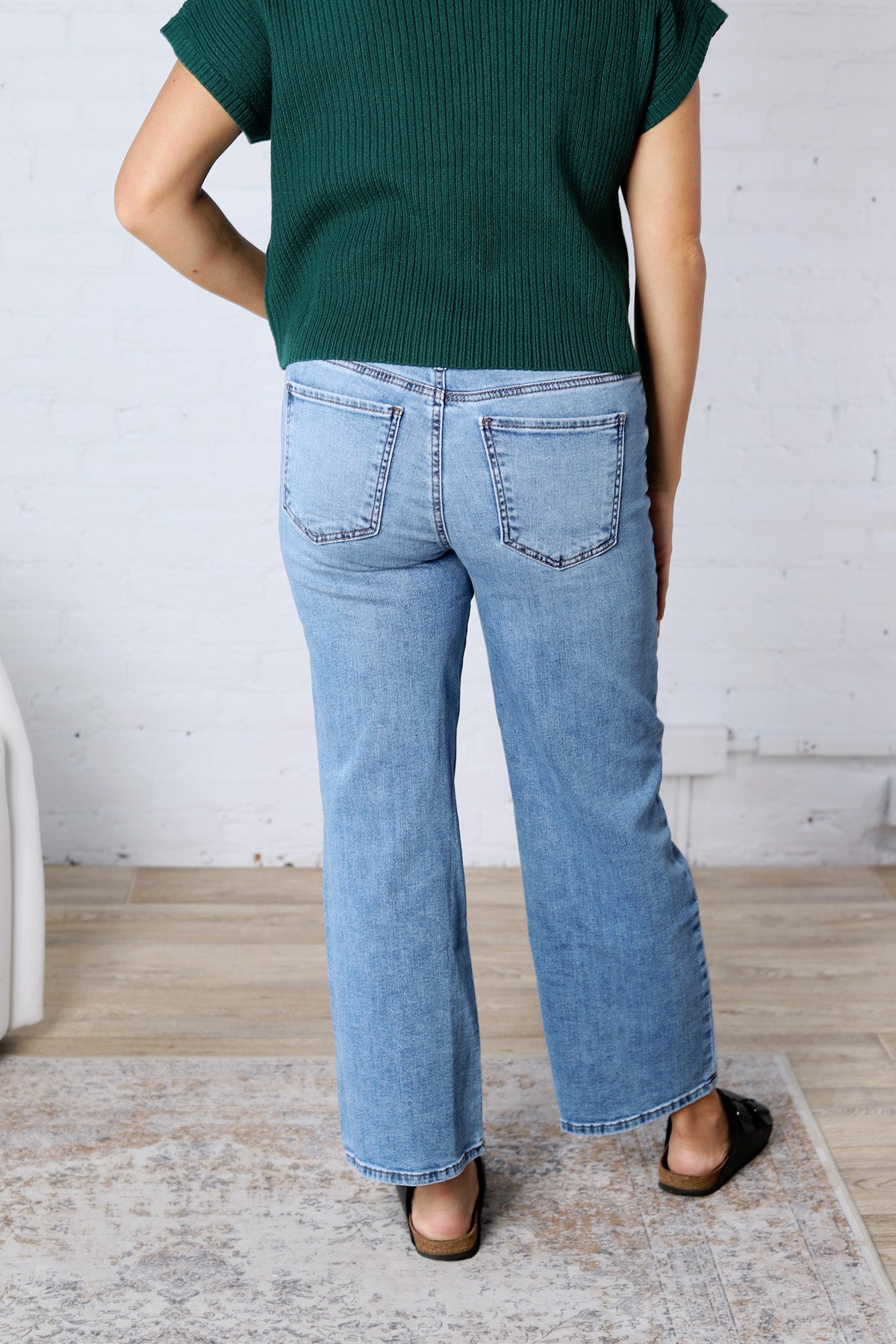 KUT Charlotte Wide Leg With Regular Hem - Incontestable