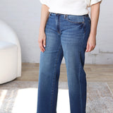 KUT Charlotte Wide Leg w/ Regular Hem Denim - Healthy
