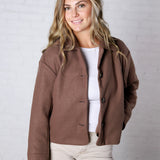 KUT - Ever Long Sleeve Jacket – Chocolate