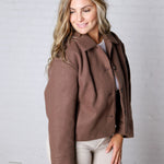 KUT - Ever Long Sleeve Jacket – Chocolate