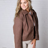 KUT - Ever Long Sleeve Jacket – Chocolate