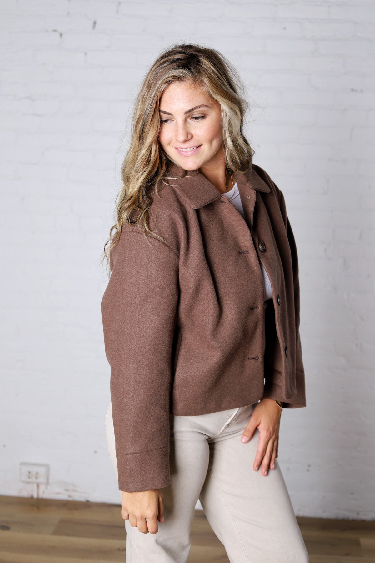 KUT - Ever Long Sleeve Jacket – Chocolate