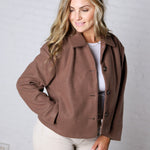 KUT - Ever Long Sleeve Jacket – Chocolate