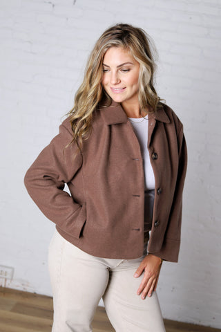 KUT - Ever Long Sleeve Jacket – Chocolate