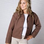 KUT - Ever Long Sleeve Jacket – Chocolate