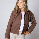 KUT - Ever Long Sleeve Jacket – Chocolate