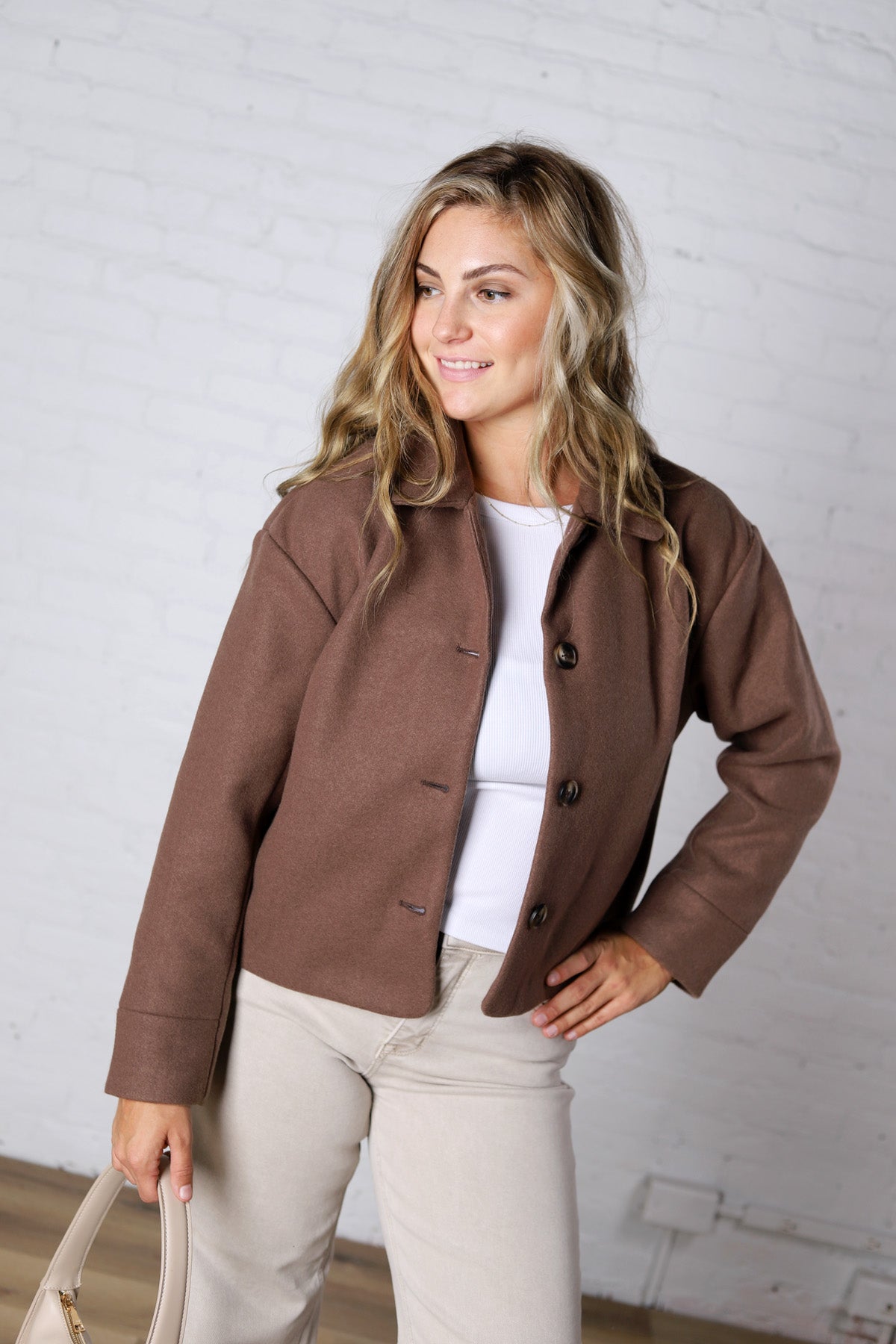 KUT - Ever Long Sleeve Jacket – Chocolate