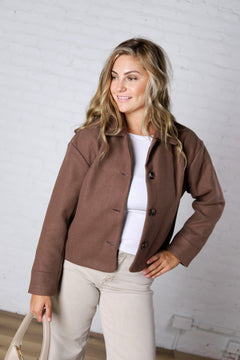 KUT - Ever Long Sleeve Jacket – Chocolate