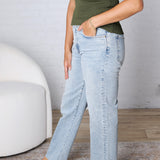 KUT Fay Ankle Straight Leg Denim - Unite Wash
