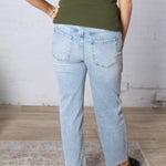 KUT Fay Ankle Straight Leg Denim - Unite Wash
