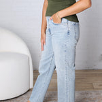 KUT Fay Ankle Straight Leg Denim - Unite Wash FINAL SALE