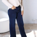 KUT Jean Wide Leg Clean Hem Denim - Attributable