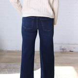 KUT Jean Wide Leg Clean Hem Denim - Attributable