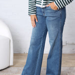 KUT Jean Wide Leg Denim - Incandescent Wash