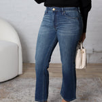 KUT Kelsey Ankle Flare Regular Hem Denim - Miracles - FINAL SALE