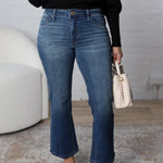 KUT Kelsey Ankle Flare Regular Hem Denim - Miracles - FINAL SALE