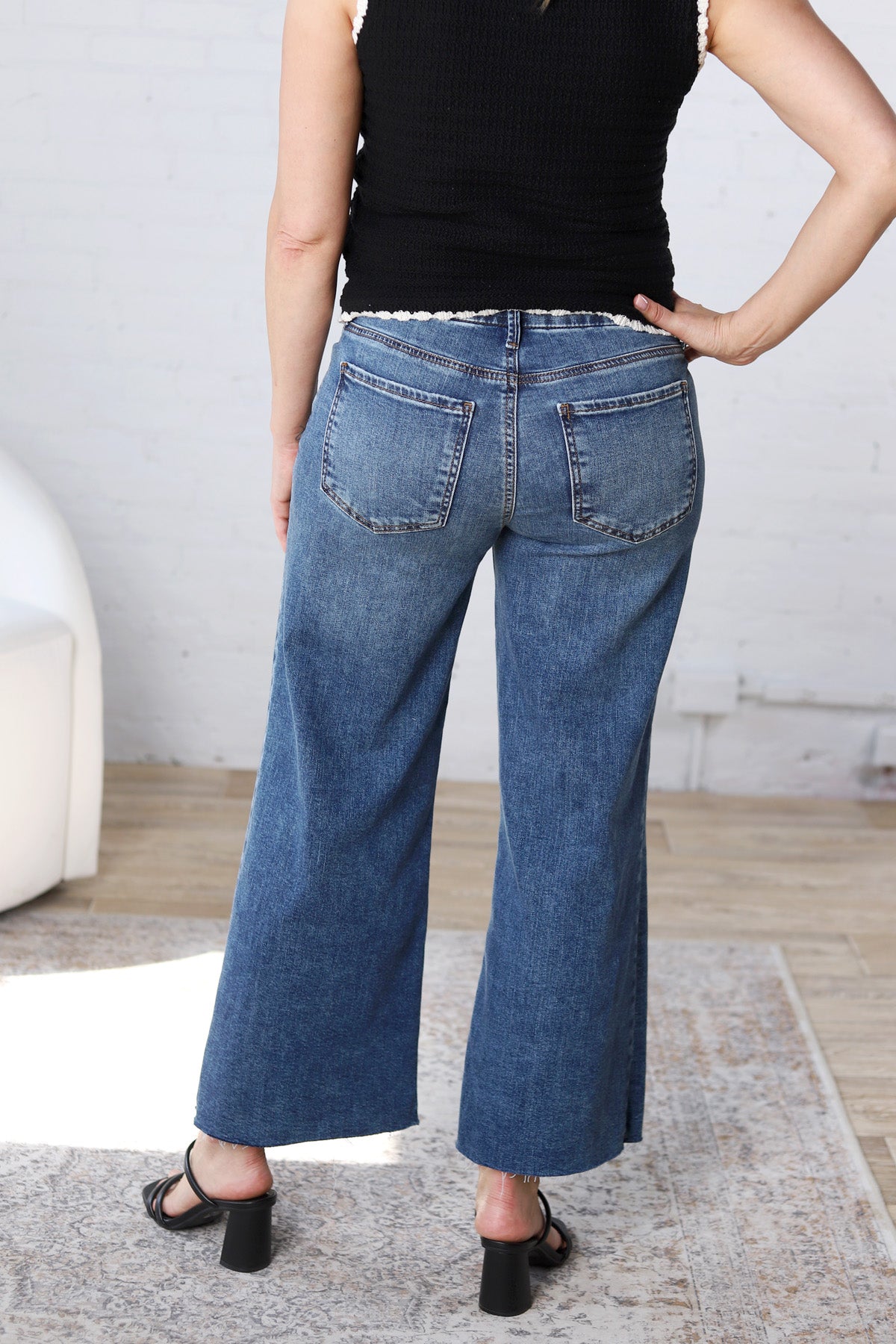 KUT Meg Wide Leg Denim - Family Wash