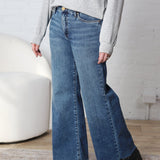 KUT Meg Wide Leg Denim Long - Family Wash