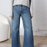 KUT Meg Wide Leg Denim Long - Family Wash