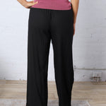KUT Meg Wide Leg Linen Pants - Black