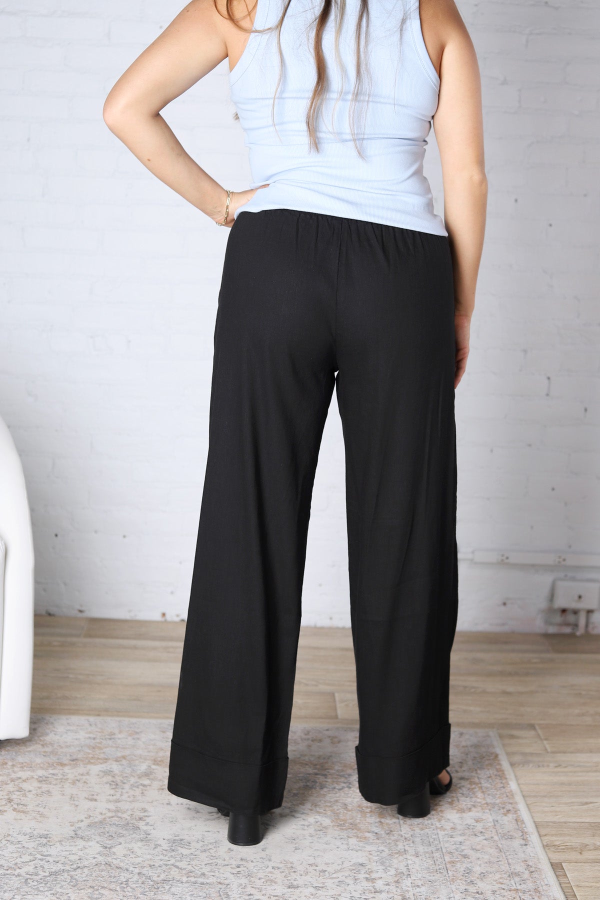 KUT Meg Wide Leg Pant - Black