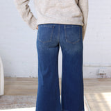 KUT Meg Wide Leg Pant - Dark Wash