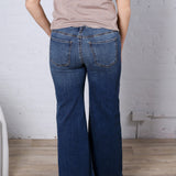 KUT Meg Wide Leg Raw Hem - Rad Wash