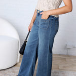 KUT Meg Wide Leg with Patch Pockets - Loyalty