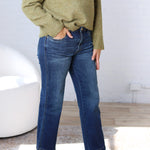 KUT Pattie Straight Leg 5 Pocket - Razor