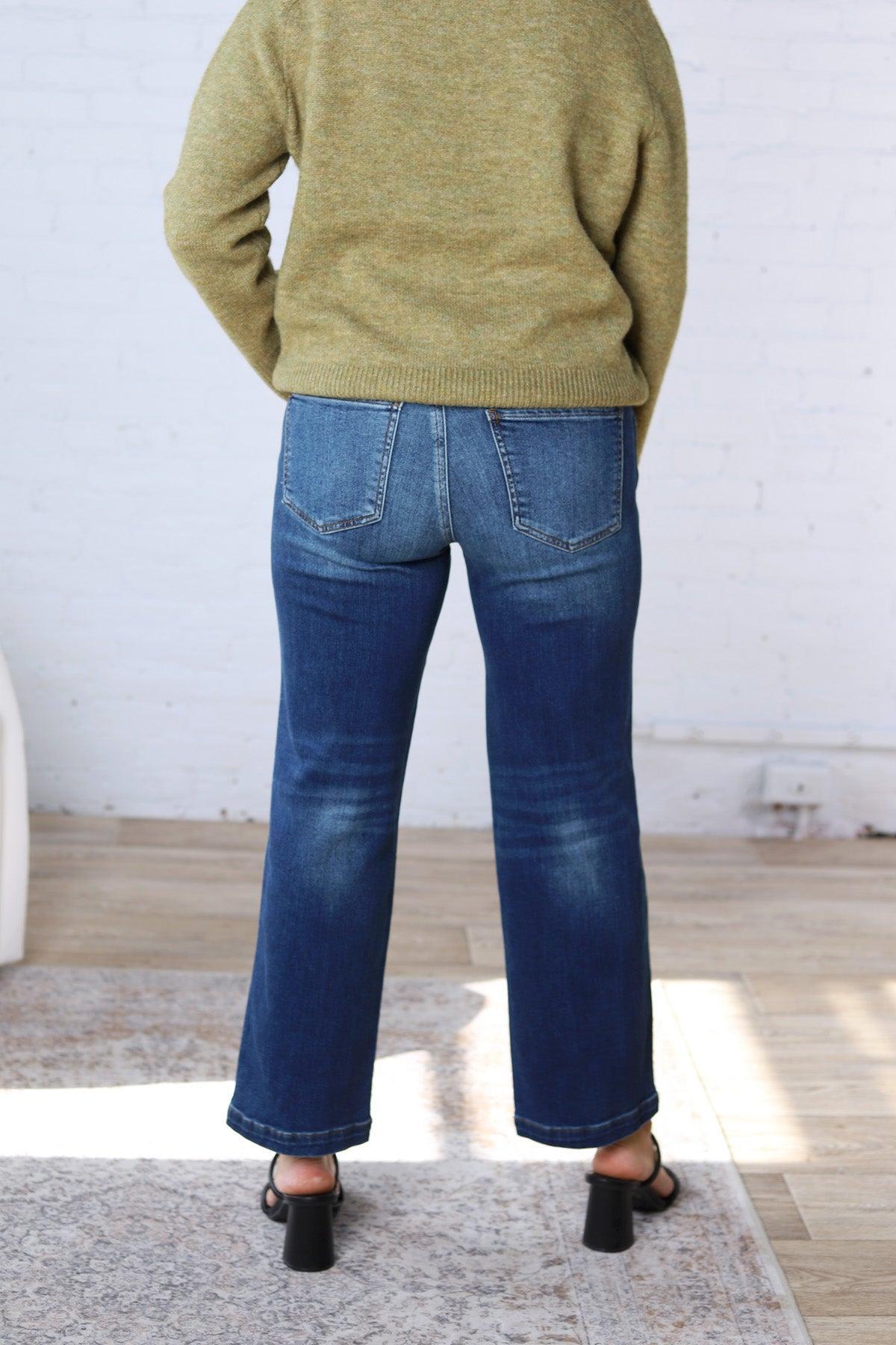 KUT Pattie Straight Leg 5 Pocket - Razor
