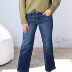 KUT Pattie Straight Leg 5 Pocket - Razor FINAL SALE