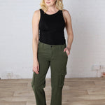 KUT Pattie Straight Leg Cargo Front Pocket Pants - FINAL SALE