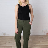 KUT Pattie Straight Leg Cargo Front Pocket Pants - FINAL SALE