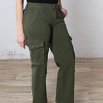 KUT Pattie Straight Leg Cargo Front Pocket Pants - FINAL SALE