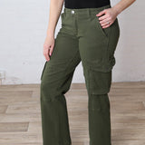 KUT Pattie Straight Leg Cargo Front Pocket Pants - FINAL SALE