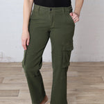 KUT Pattie Straight Leg Cargo Front Pocket Pants - FINAL SALE