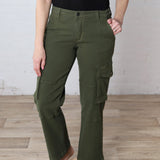 KUT Pattie Straight Leg Cargo Front Pocket Pants - FINAL SALE