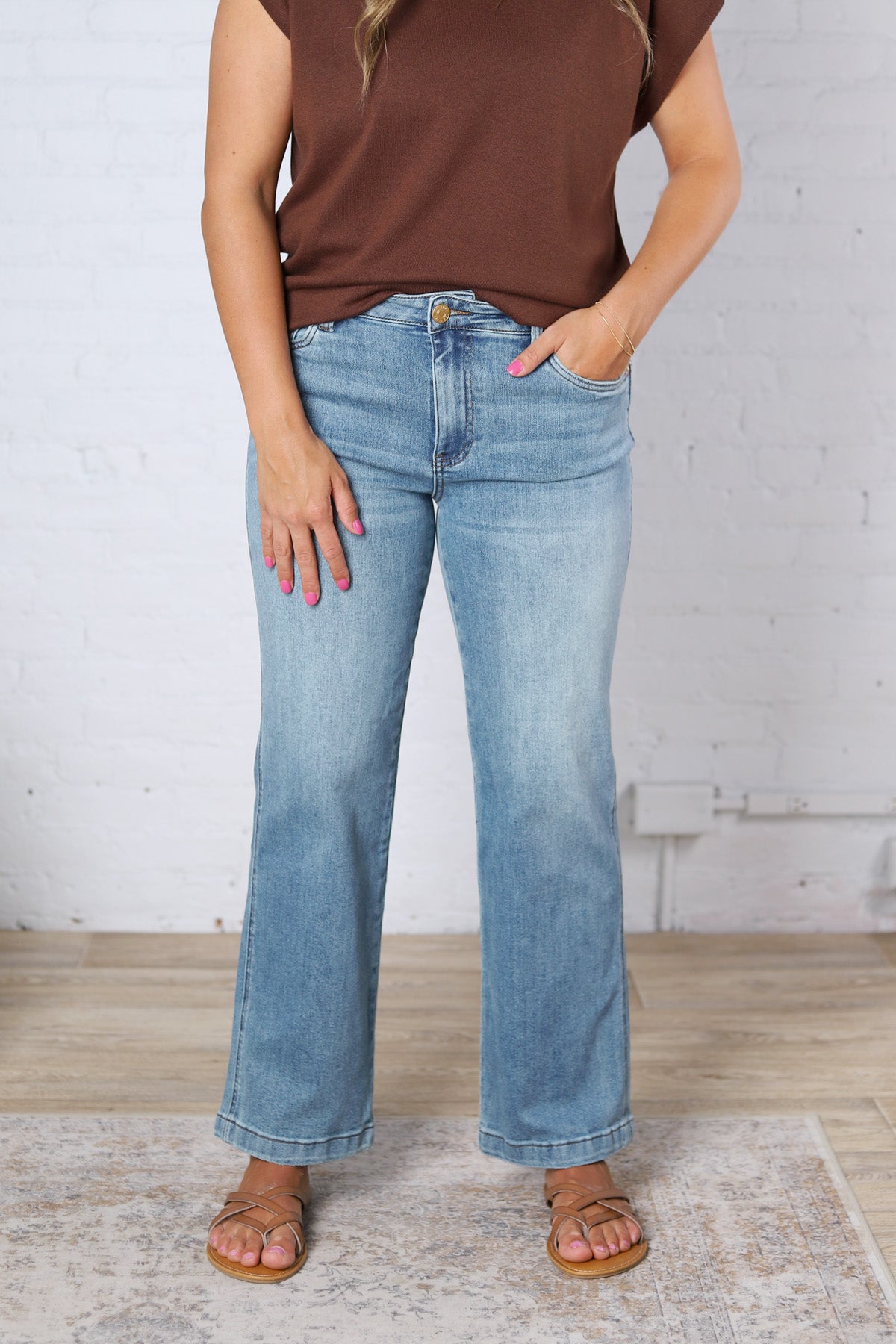 KUT Pattie Straight Leg - Outstanding Wash